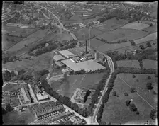 Nunroyd Mills on Leeds Road, Guiseley, West Yorkshire, c1930s. Creator: Arthur William Hobart