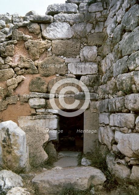 Nurarghe  of Palmavera, Alghero, Sardinia, Nuragic civilization, Bronze Age, (2000). Creator: LTL.