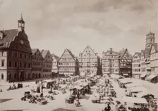 Nuremberg Market, between 1850 and 1895. Creator: Anon