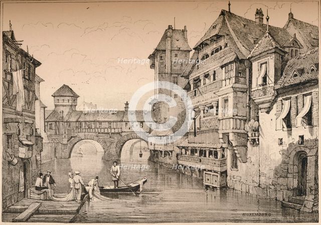 'Nuremberg', c1820 (1915). Artist: Samuel Prout.