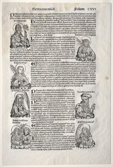 Nuremberg Chronicle, 1493. Creator: Michael Wolgemut (German, 1434-1519)