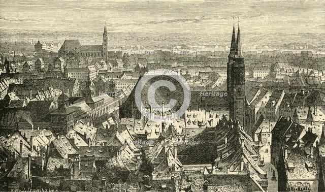 'Nuremberg from the Walls', 1890.   Creator: Unknown.
