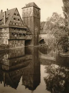 Nuremberg - Hunkersteg 1931. Artist: Kurt Hielscher