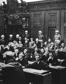 Nuremberg war crimes trial, Germany, 1946