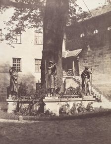 Nuremburg, Intérieur de la Cour du Burg impérial, 1857. Creator: Léon Gérard