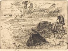 Nursemaid and Child, 1859. Creator: James Abbott McNeill Whistler