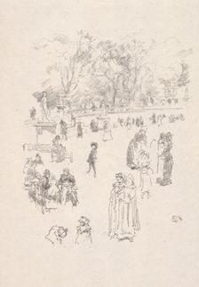 Nursemaids, 1894. Creator: James McNeill Whistler (American, 1834-1903)