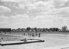 Nursery school children, FSA camp, Tulare County, California, 1939. Creator: Dorothea Lange