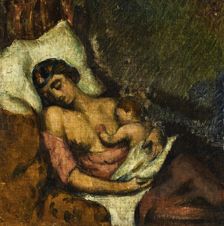 Nursing Woman, c1872. Creator: Cézanne, Paul (1839-1906)