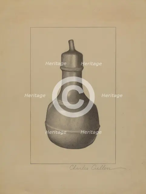 Nursing Bottle, 1936. Creator: Charles Cullen.
