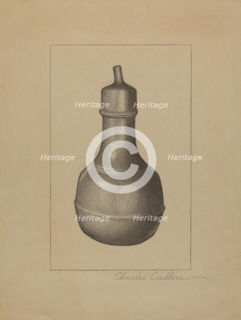 Nursing Bottle, 1936. Creator: Charles Cullen.