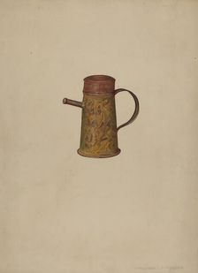 Nursing Bottle, c. 1938. Creator: Christabel Scrymser