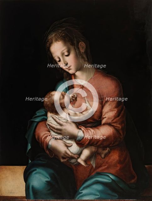 Nursing Madonna, c1565. Creator: Luis de Morales.
