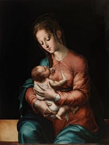 Nursing Madonna, c1565. Creator: Luis de Morales