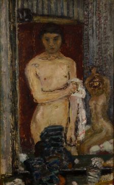 Nus se reflétant dans une glace (Nudes reflected in a mirror), 1907. Creator: Pierre Bonnard