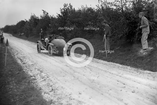 NW Rae's Salmson taking part in the North West London Motor Club Trial, 1 June 1929. Artist: Bill Brunell.