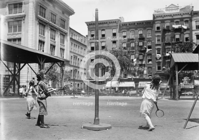 N.Y. Playground, between c1910 and c1915. Creator: Bain News Service.