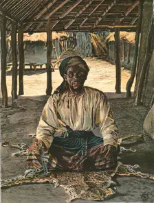 'Nyasaland and its People -- A Nyasa Arab 1890. Creator: H.H. Johnson