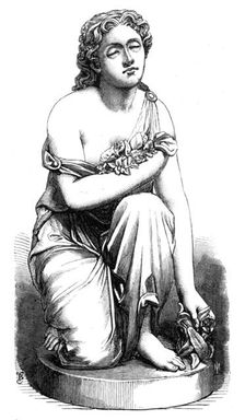 "Nydia, the Blind Flower-Girl of Pompeii...", by C. F. Fuller, in the Royal Academy exhibition, 1868 Creator: Unknown