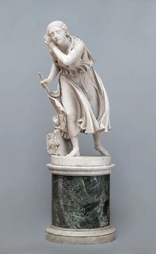 Nydia, the Blind Girl of Pompeii, c1850s. Creator: Randolph Rogers