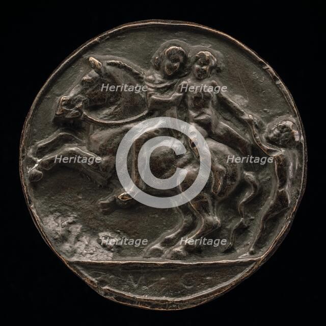 Nymph Carried Off by a Horseman, c. 1500. Creator: Master M.C..