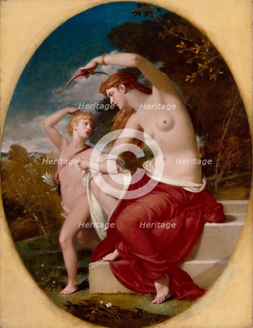 Nymph and Cupid, 1870. Creator: William Edward Frost.