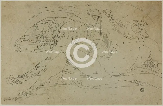 Nymph and Satyr, after 1560. Creator: Unknown.