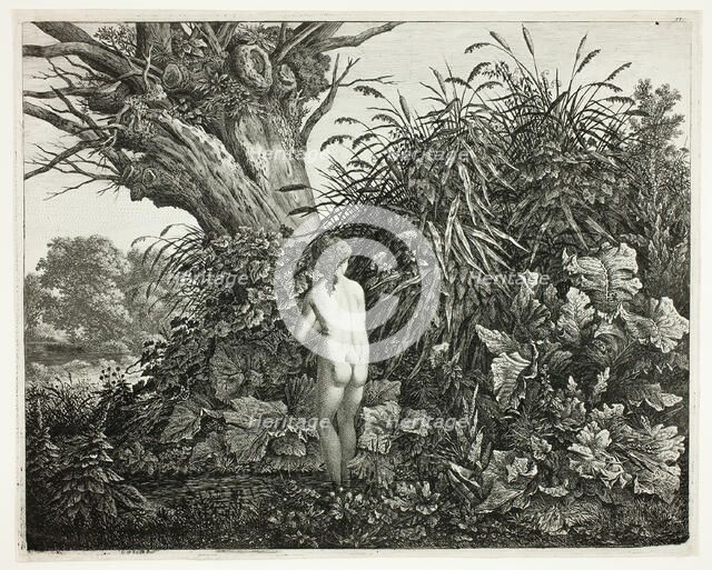 Nymph in a Marshy Woodland, 1800. Creator: Carl Wilhelm Kolbe the elder.