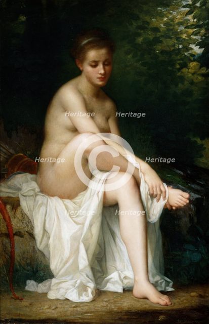 Nymph Ismene, 1878. Artist: Landelle, Charles (1821-1908)