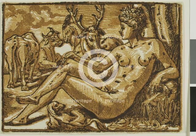 Nymph of Fontainebleau, after 1545. Creator: Unknown.