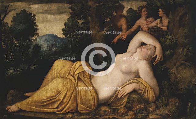 Nymph of Spring, 1550. Creator: Battista Dossi.
