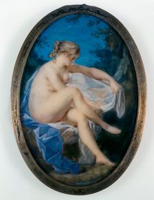 Nymph washing, c1785. Creator: Ecole Francaise