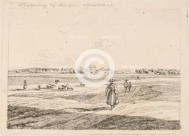 Nymphenburg, 1818. Creator: Wilhelm von Kobell.