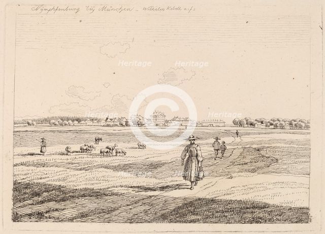 Nymphenburg, 1818. Creator: Wilhelm von Kobell.