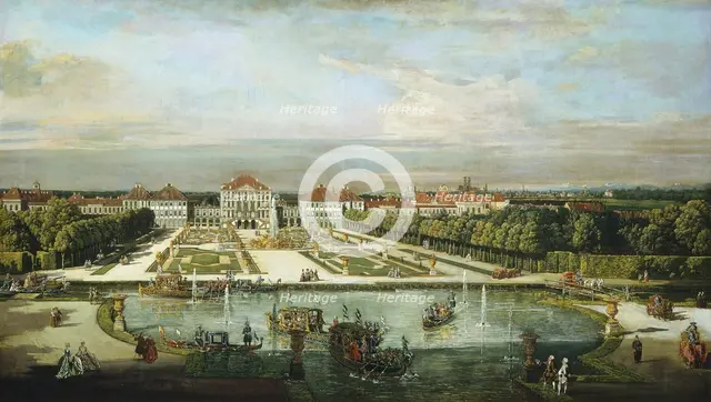 Nymphenburg Palace, Munich, c. 1761. Creator: Bernardo Bellotto.