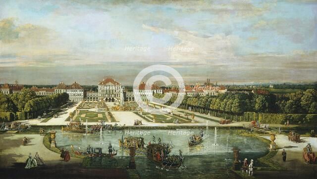 Nymphenburg Palace, Munich, c. 1761. Creator: Bernardo Bellotto.