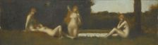Nymphes à la sortie du bain, after 1877. Creator: Jean Jacques Henner
