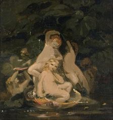 Nymphs, 1835-1853. Creator: Nils Jakob Blommer
