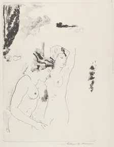 Nymphs of the Stream, 1919-1920. Creator: Arthur Davies