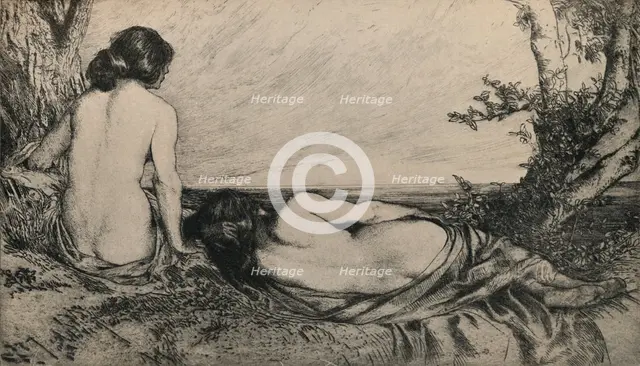 'Nymphs by the Sea', 1905. Artist: Charles Holroyd.