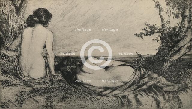 'Nymphs by the Sea', 1905. Artist: Charles Holroyd.