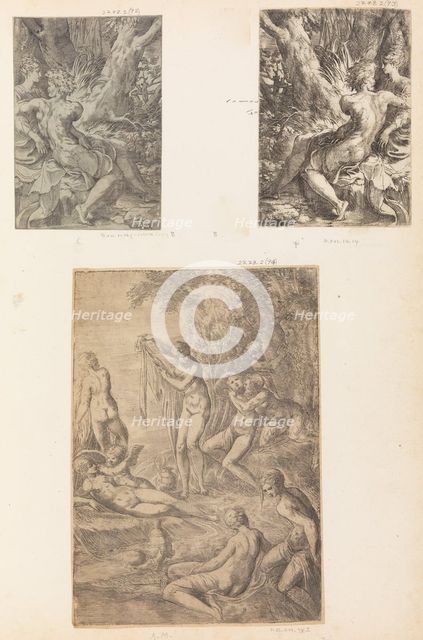Nymphs Bathing, possibly ca. 1545-50. Creator: Andrea Schiavone.
