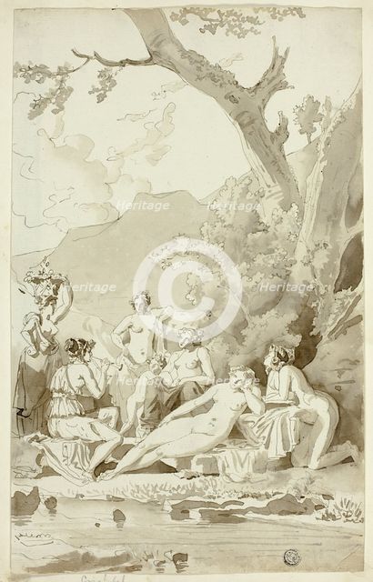 Nymphs in a Wooded Grove, n.d. Creator: Juan Cristobal.