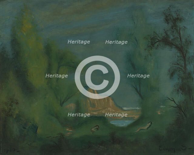 Nymphs Sleeping, 1920. Creator: Louis Michel Eilshemius.