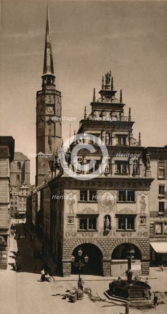 'Nysa, Silesia, Poland (Schlesien) - Treasury and Town Hall tower', 1931. Artist: Kurt Hielscher.