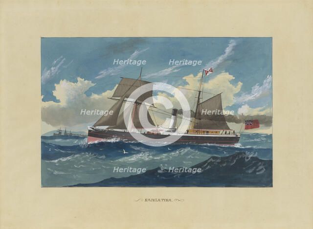 N.Z.S.S.C. Rangitira, c1870s.  Creator: William Forster.