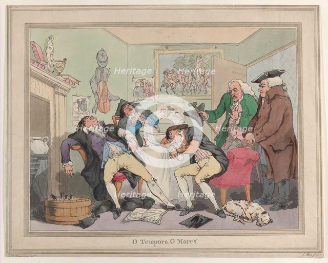 O Tempora, O Mores!, December 1799. Creator: Samuel Alken.
