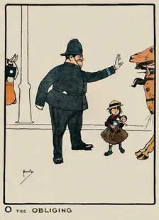 O the Obliging 1903. Artist: John Hassall