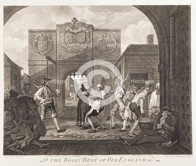 'O the Roast Beef of Old England', 1749. Artist: William Hogarth