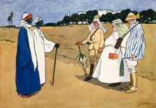 O wad some power the giftie gie us, to see oursels as ithers see us 1908. Creator: Lance Thackeray